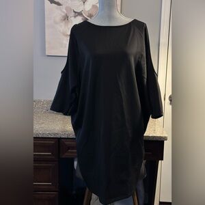 New NWT Black cold shoulder plus size dress Women’s size 1X